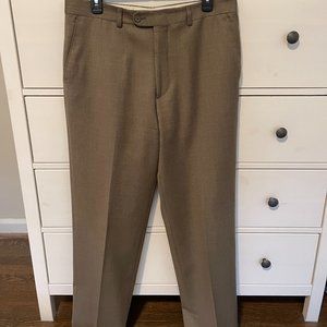 Linea Naturale Luxe Brown Men's Dress Pants (size 33)